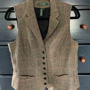 Ralph Lauren plaid vest